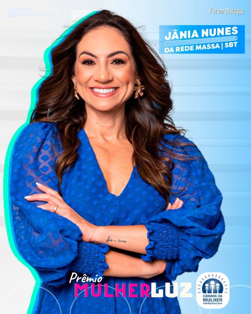 MULHER LUZ CMEG JANIA NUNES CAMARA DA MULHER EMPRESARIA DE FOZ