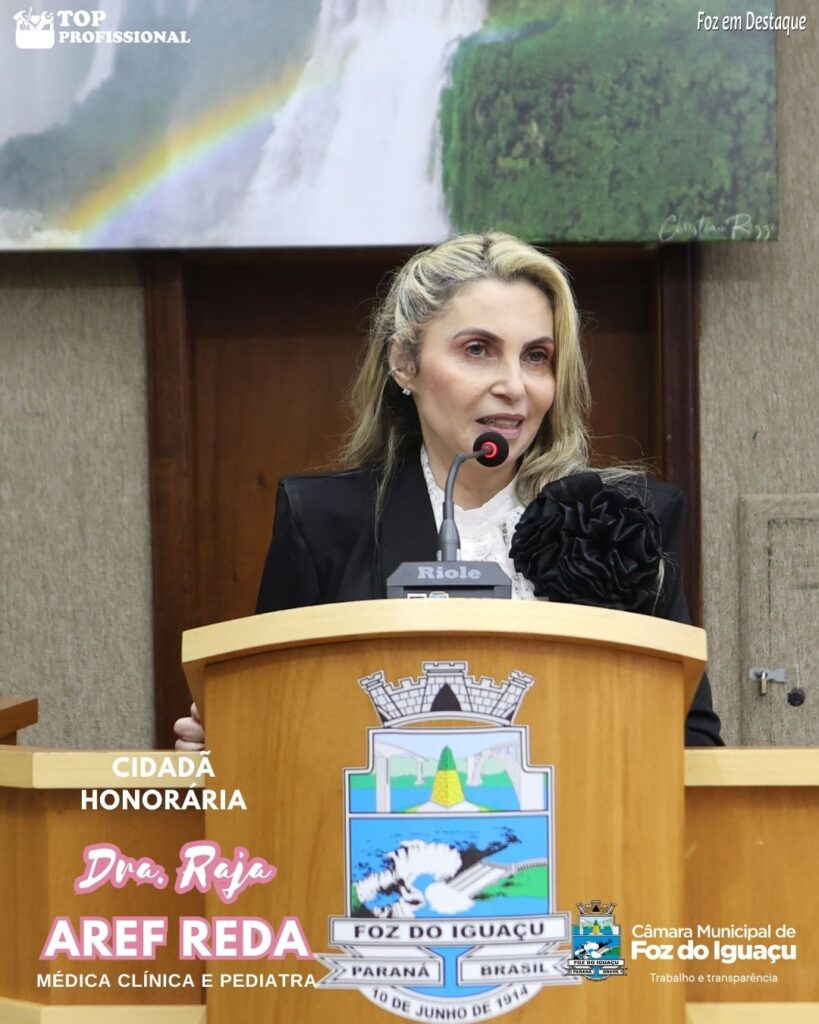 RAJA AREF CIDADÃ HONORÁRIA