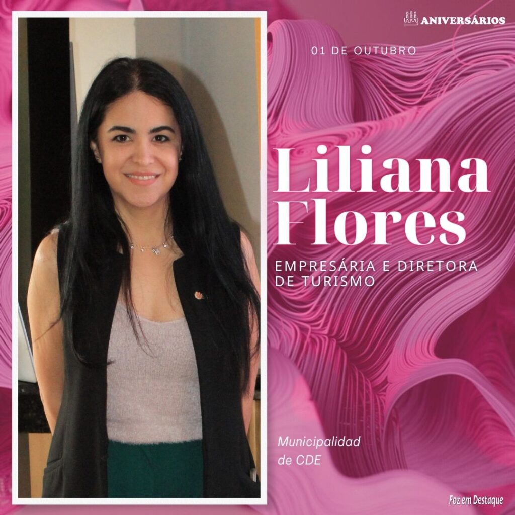Liliana Flores Aniversários 01 de Outubro