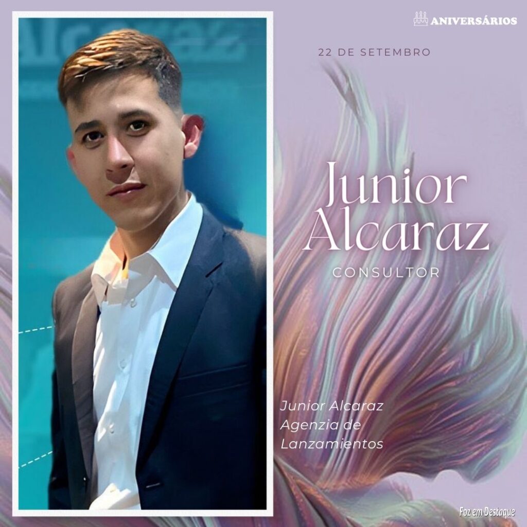 Junior Alcaraz Aniversários 22 de Setembro