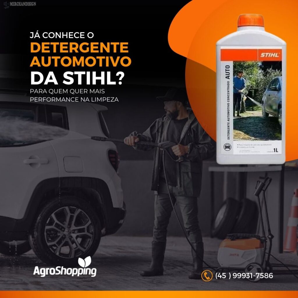 Já conhece o detergente automotivo da Stihl?