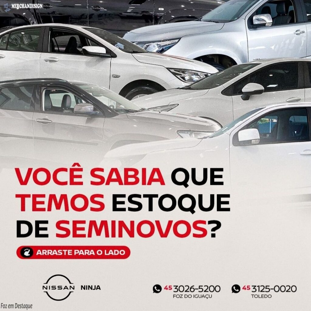 Estoque de Seminovos na Nissan Ninja