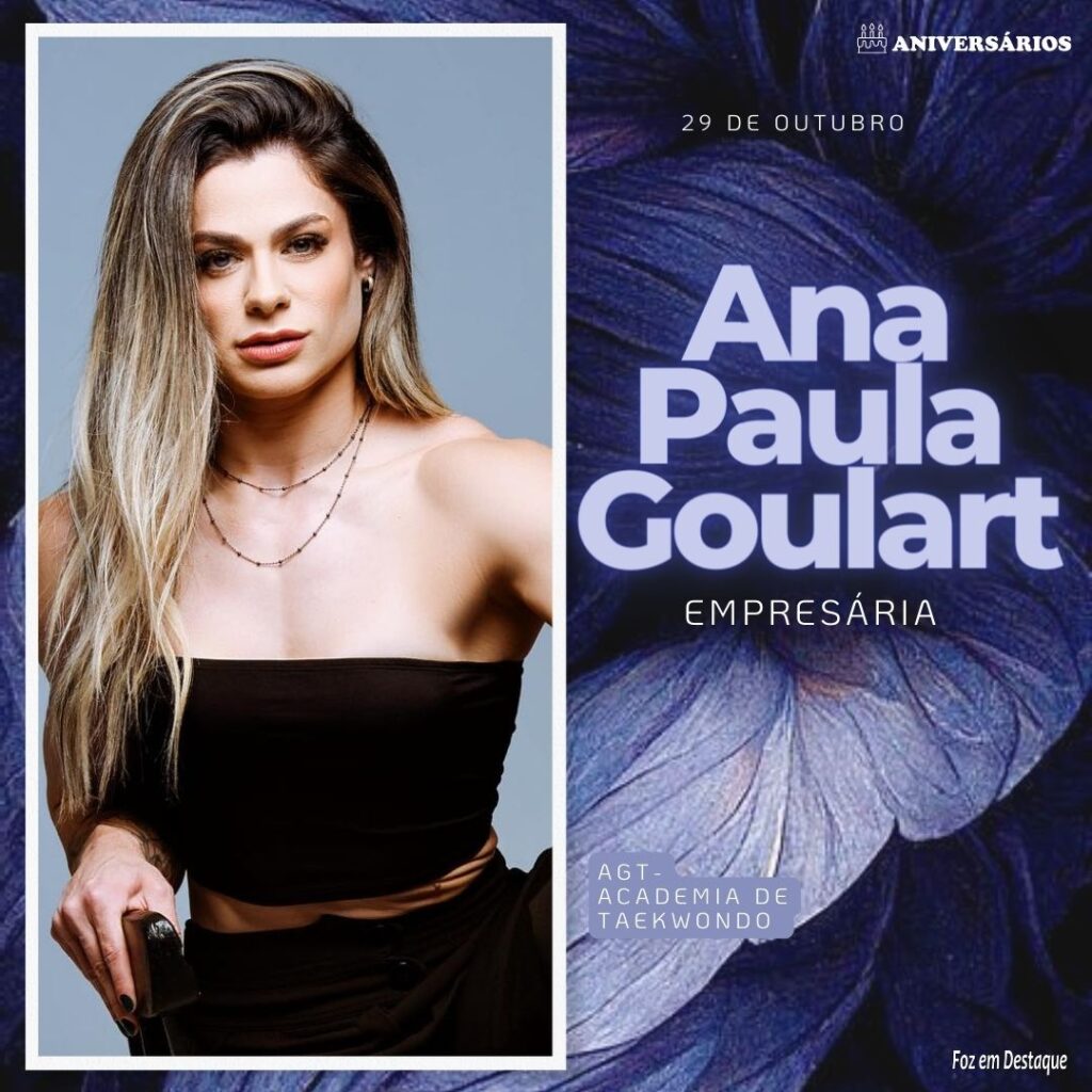 Ana Paula Goulart Aniversários 29 de Outubro