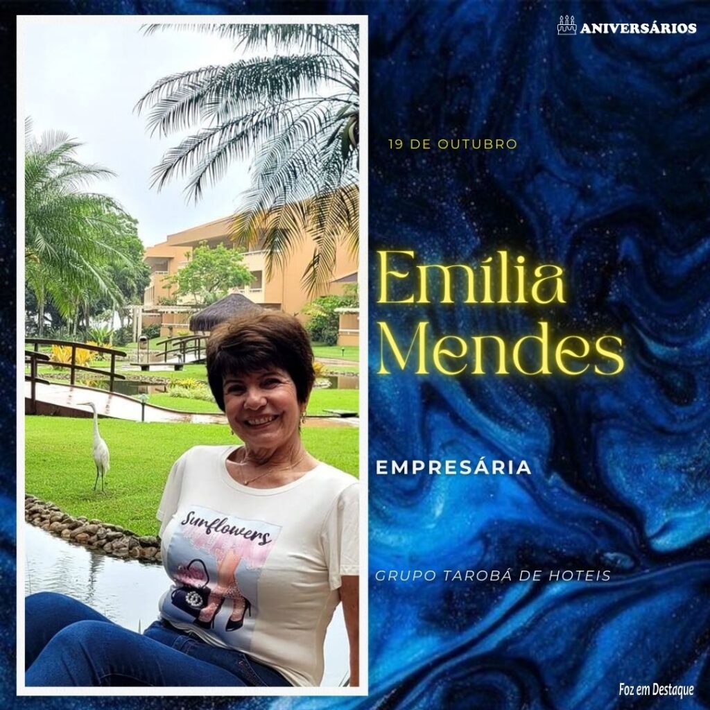 Emília Mendes Aniversários 19 de Outubro