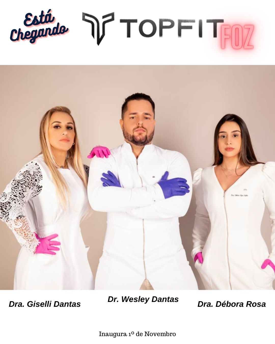 Clínica de estética avançada TOPFIT FOZ DO IGUAÇU com a presença do Dr GABRIEL MAGALHÃES, CEO da marca 3-35
