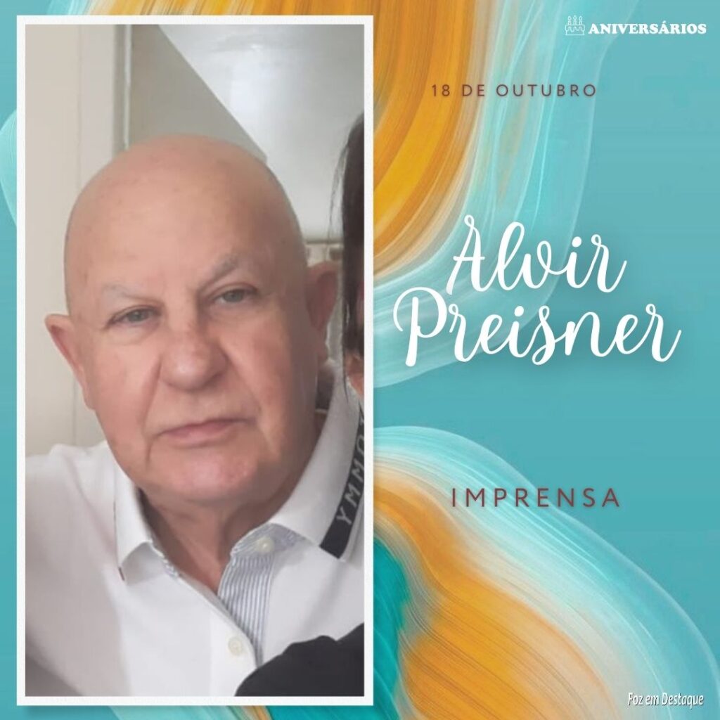 Alvir Preisner Aniversários 18 de Outubro