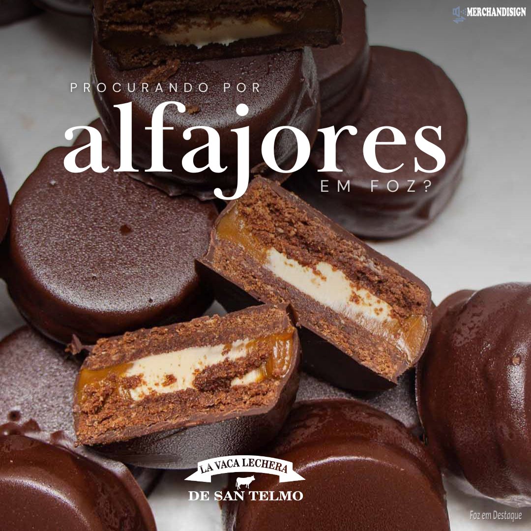 Procurando por alfajores em Foz? agenda-la-vaca