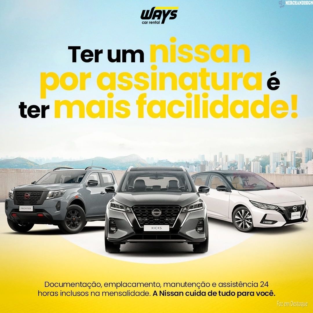Nissan 0km por assinatura é com a Ways! merchan-ways-1