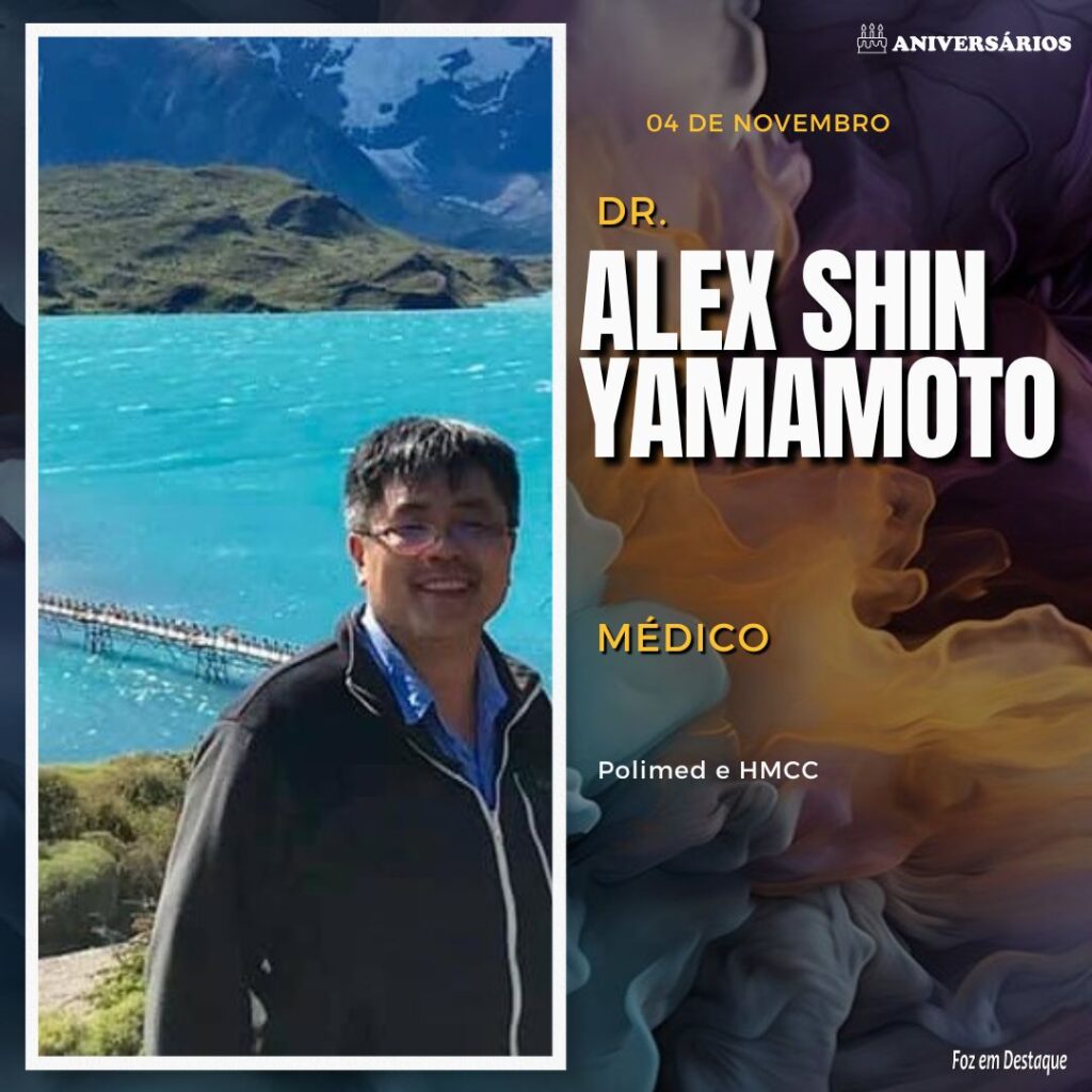 ALEX SHIN YAMAMOTO Aniversários 04 de Novembro