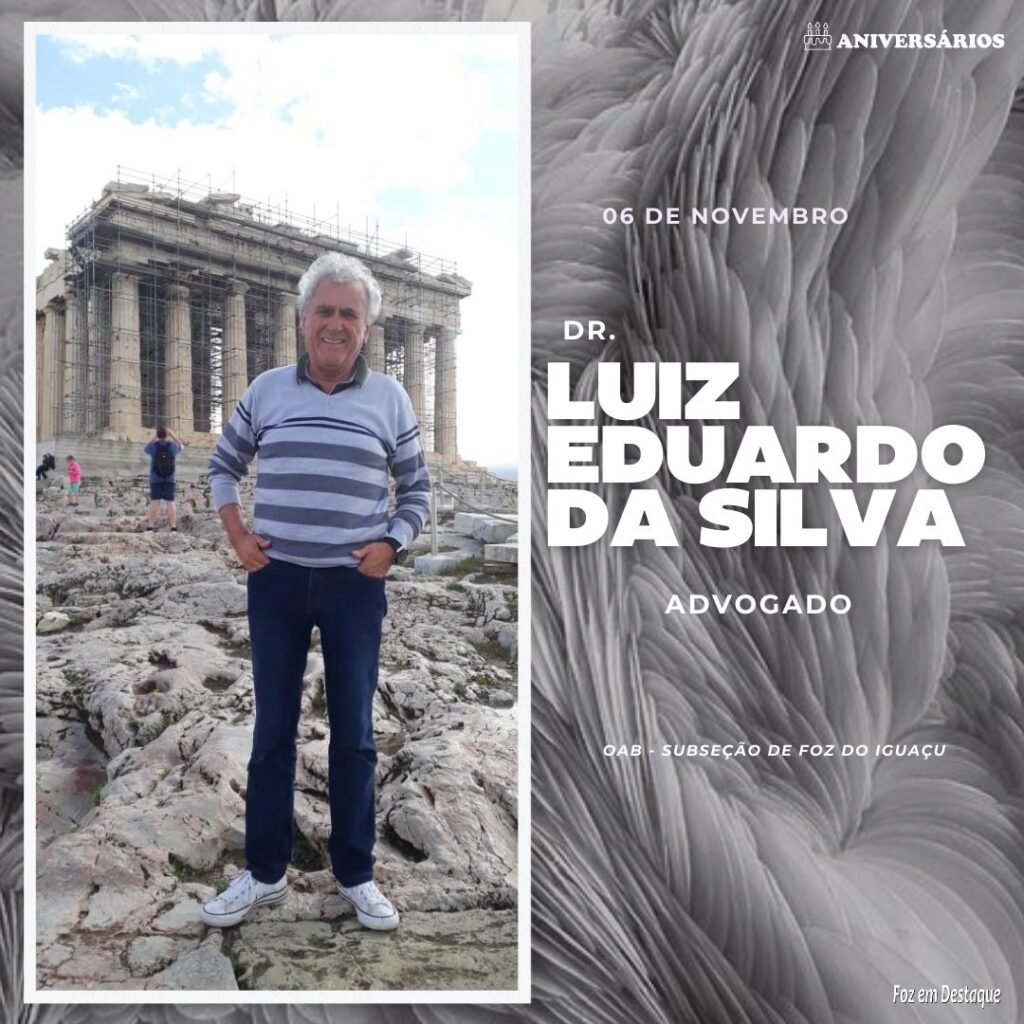 LUIZ EDUARDO DA SILVA Aniversários 06 de Novembro