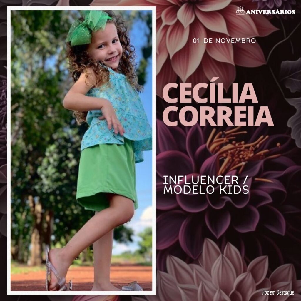 CECÍLIA CORREIA Aniversários 01 de Novembro