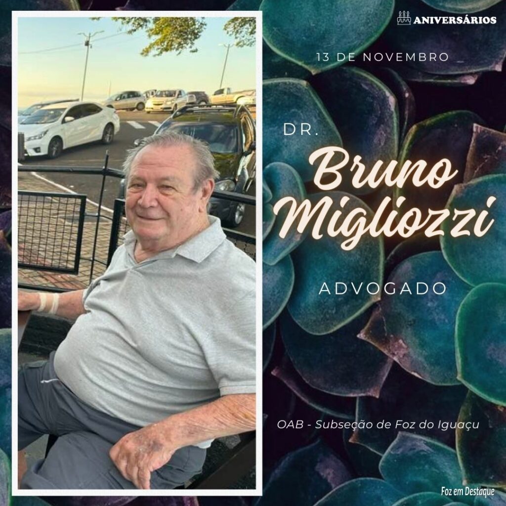 Bruno Migliozzi Aniversários 13 de Novembro