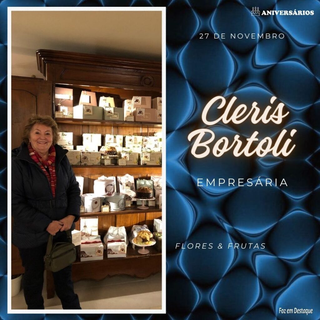 Cleris Bortoli Aniversários 27 de Novembro