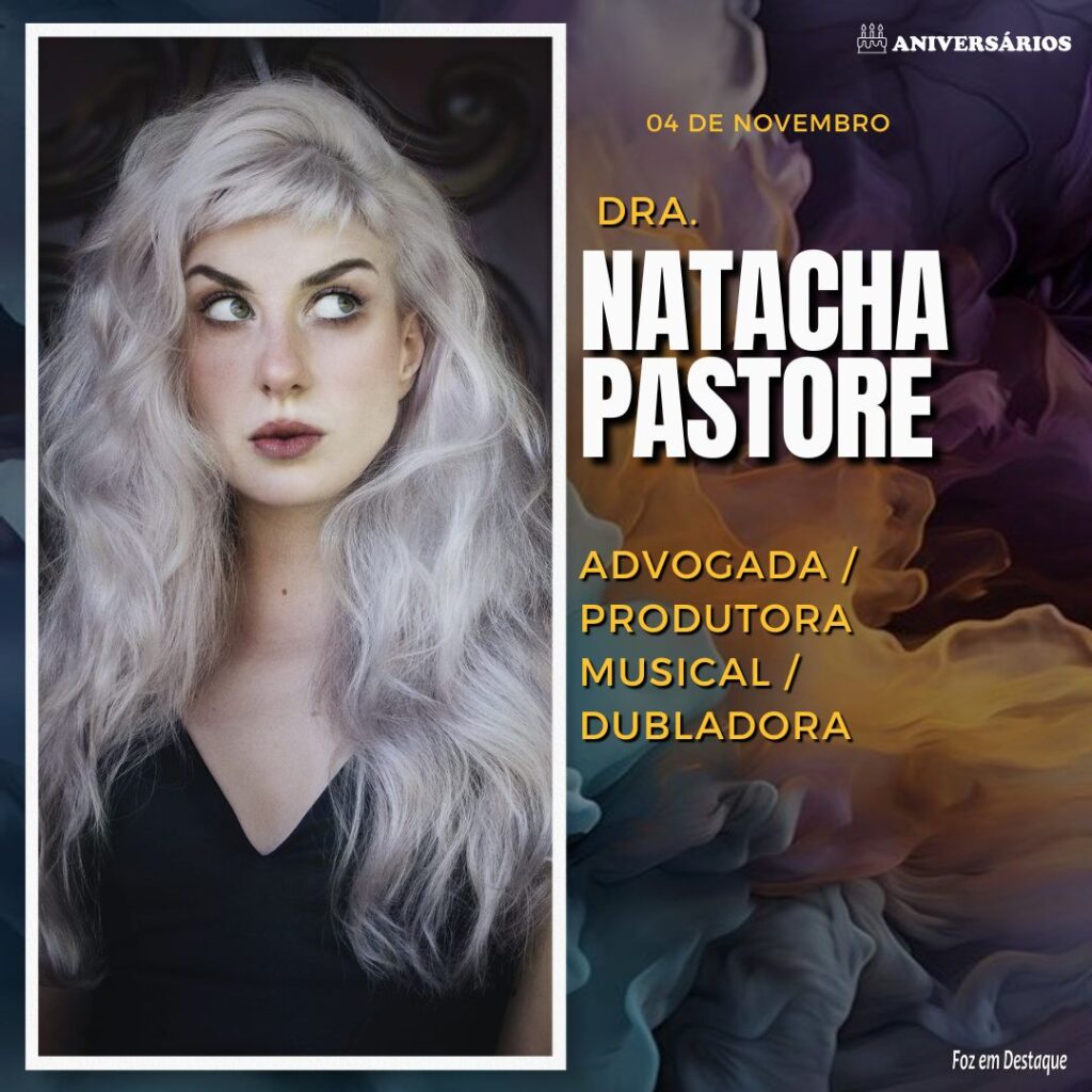 NATACHA PASTORE Aniversários 04 de Novembro