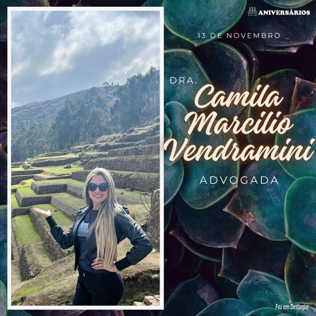 Camila Marcilio Vendramini Aniversários 13 de Novembro
