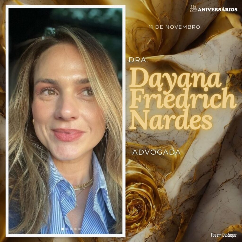 Dayana Friedrich Nardes Aniversários 11 de Novembro