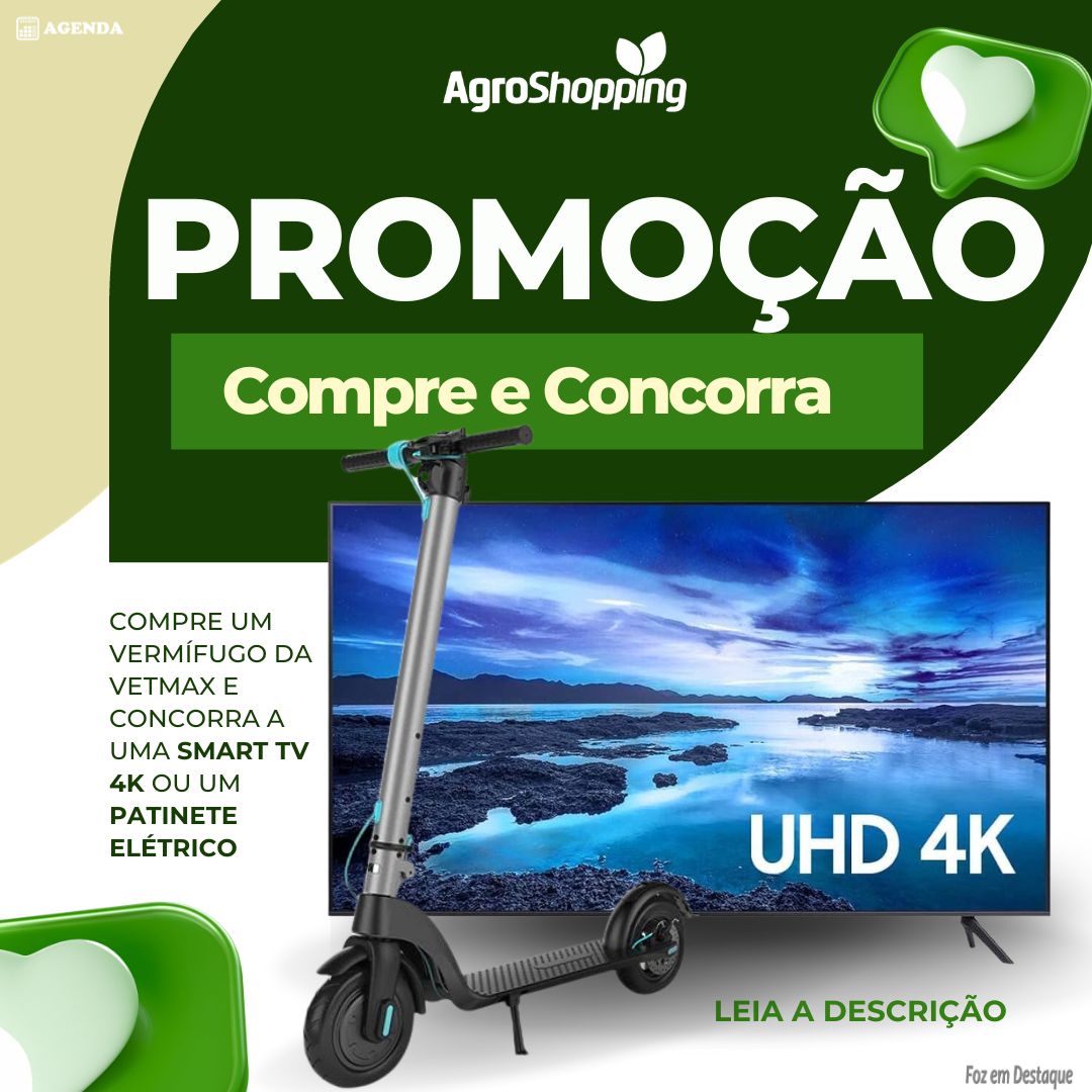 Compre e Concorra na AgroShopping agenda-agro