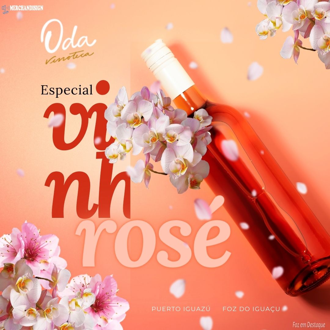 Especial Vinho Rosé merchan - oda