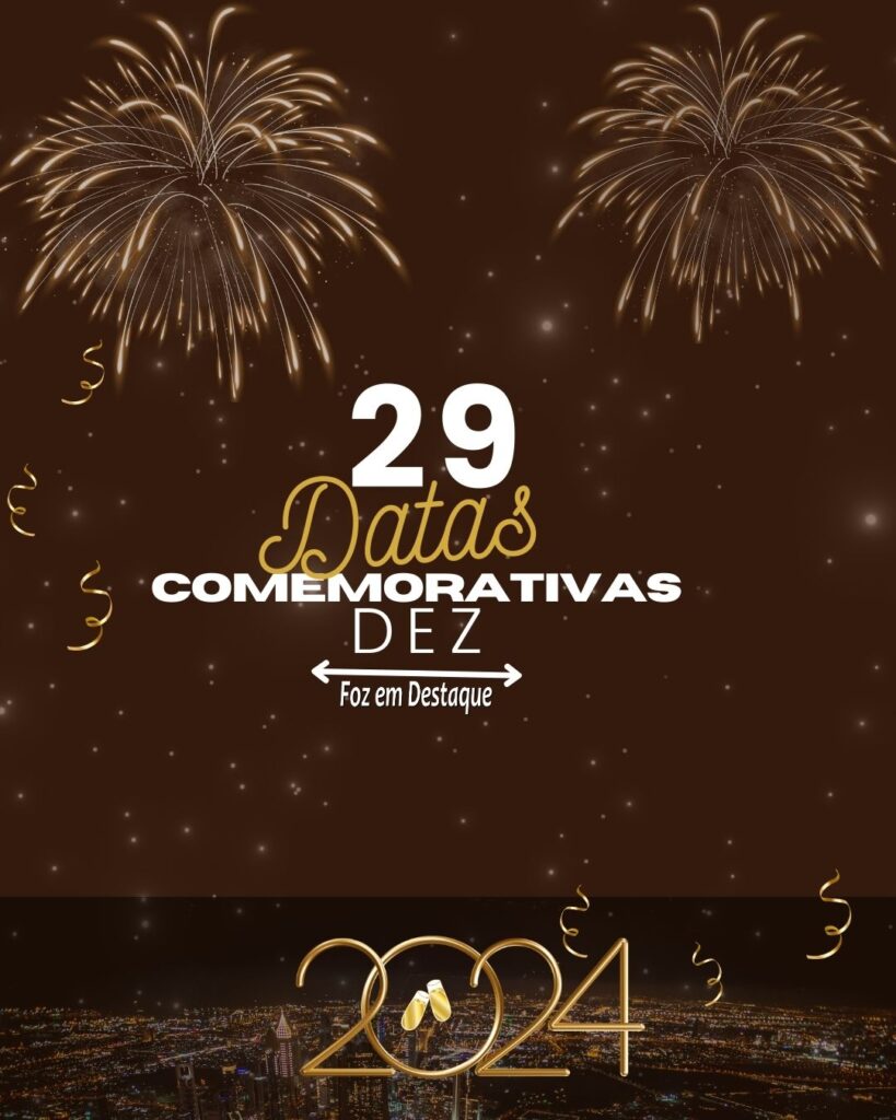 Datas 29 Dezembro 2023
