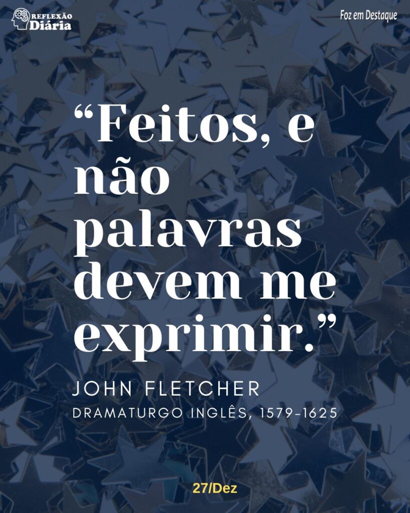 Reflexão 27 Dezembro 2023 - Reflexão Diária Foz em Destaque