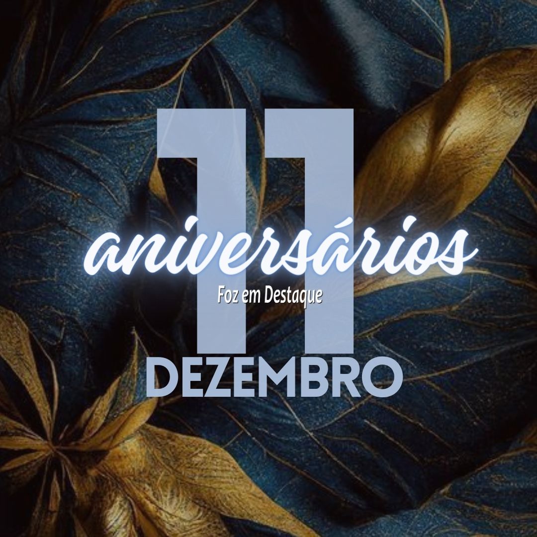 Aniversários 11 de Dezembro 8-10
