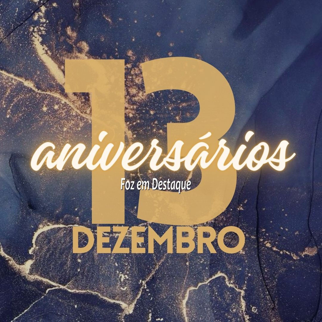 Aniversários 13 de Dezembro 8-15