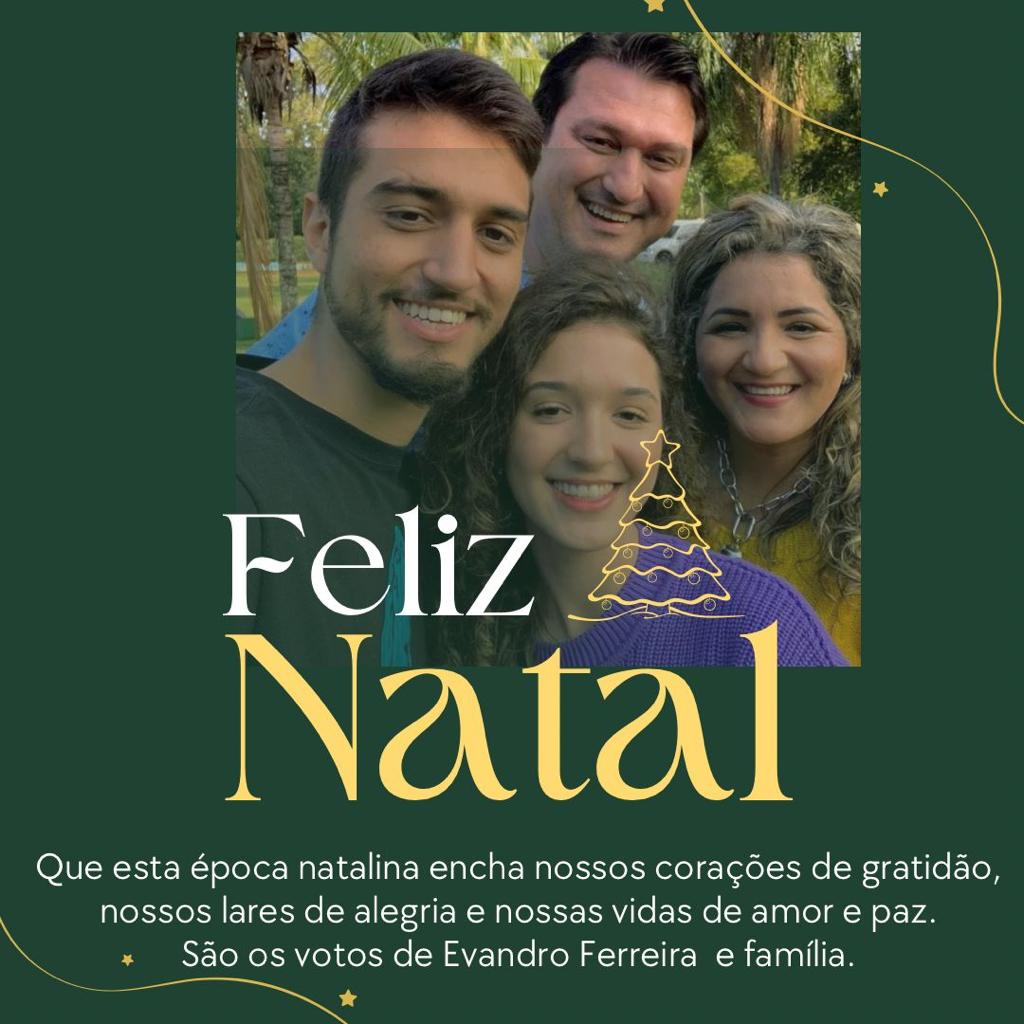ARVORE DE NATAL FOZ EM DESTAQUE - EVANDRO FERREIRA COMODORO DO ICLI