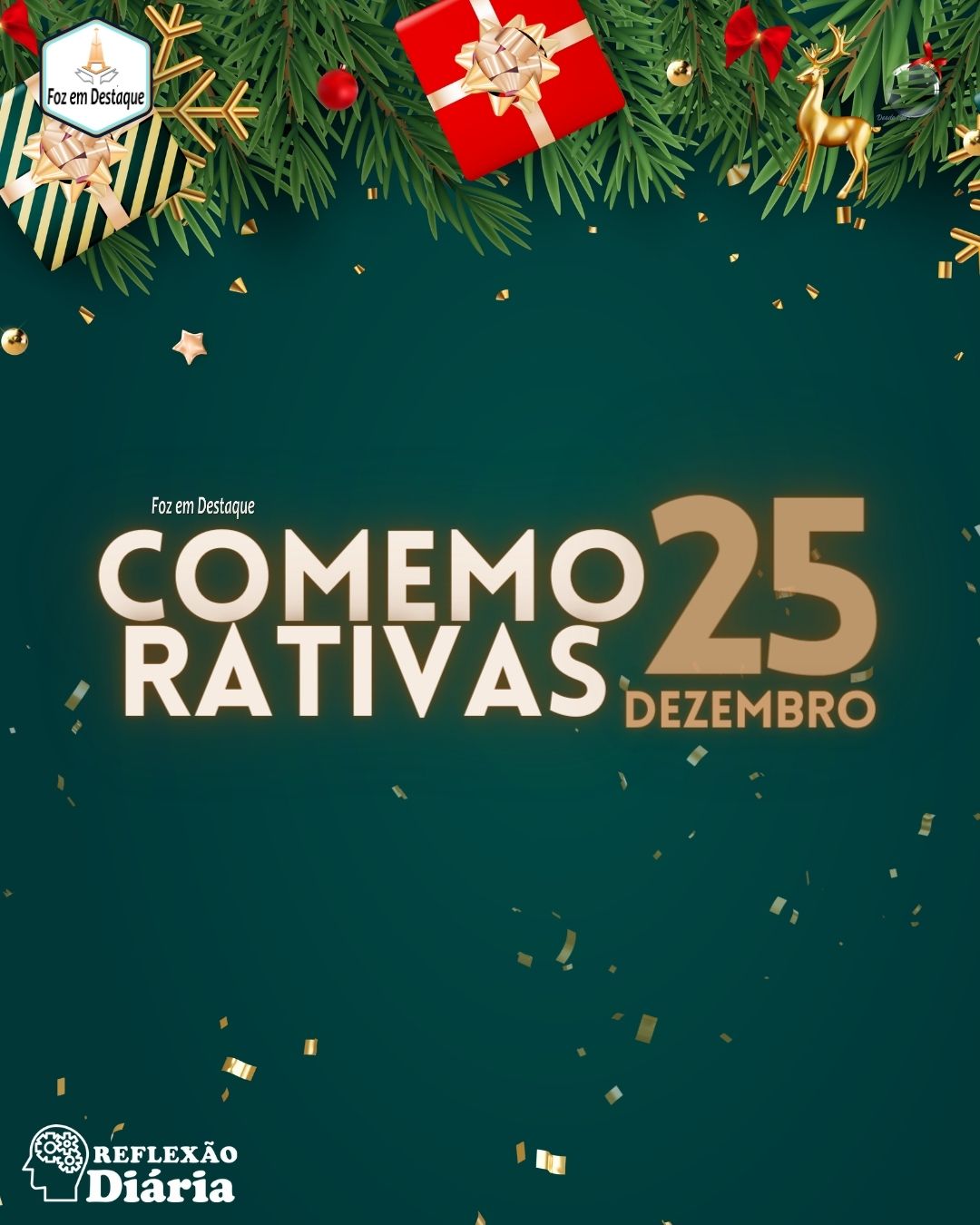 datas comemoraivas 25 de dezembro foz em destauqe