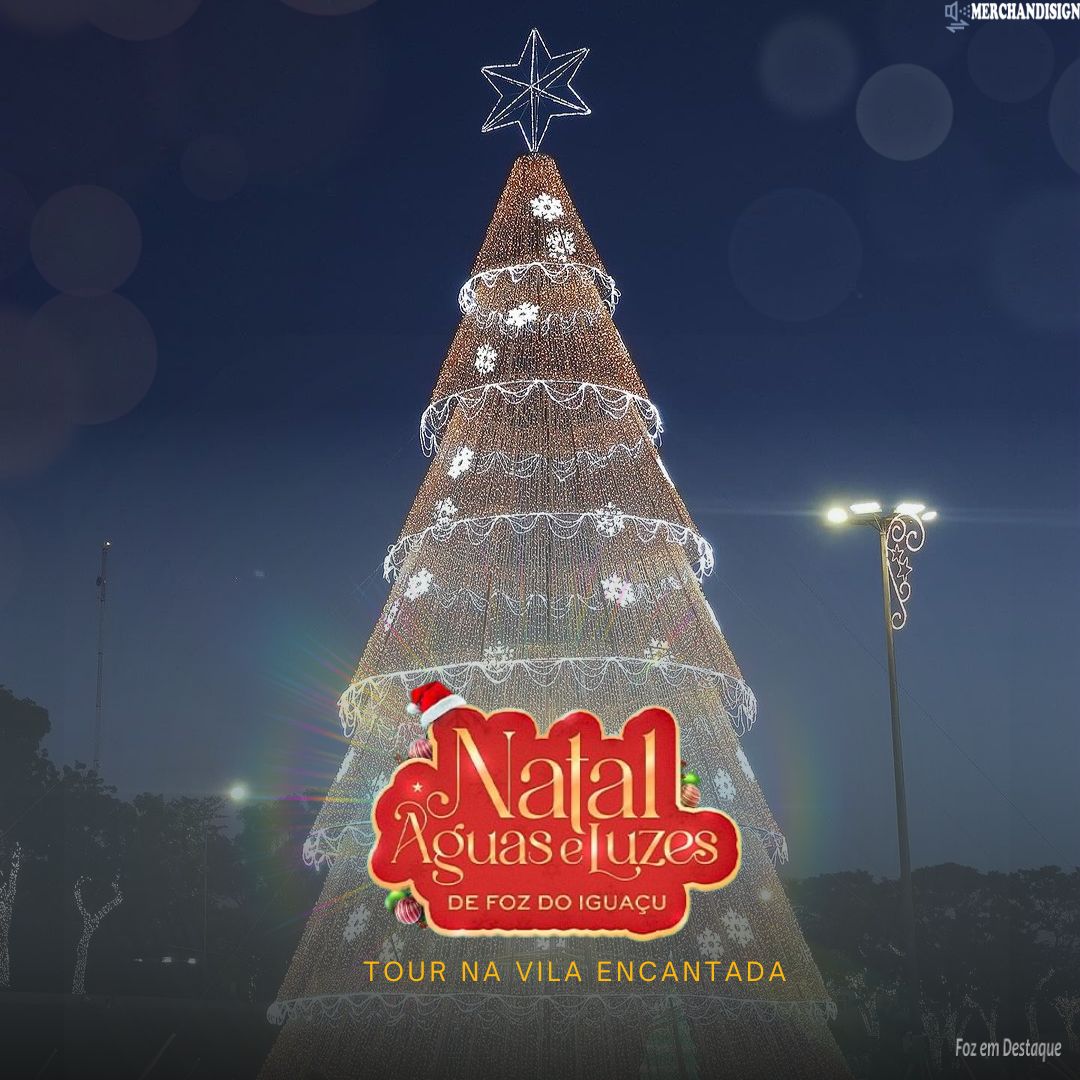 Natal Águas e Luzes de Foz do Iguaçu agenda-itaipu