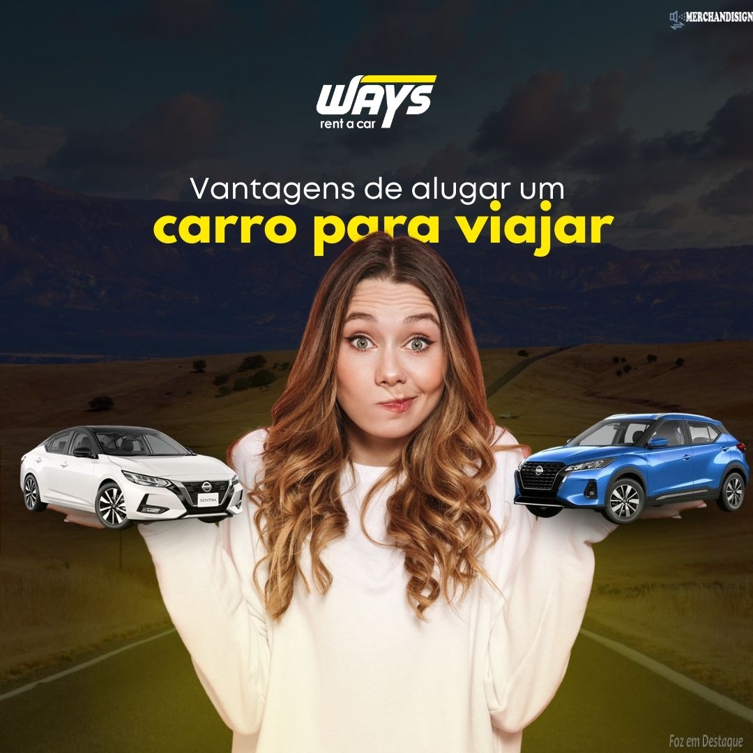 Vantagens de alugar um carro para viajar merchan-1-ways