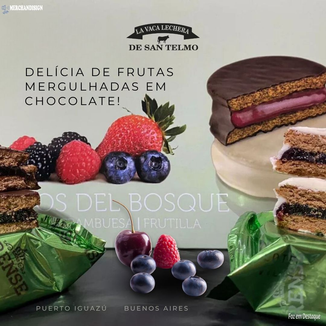 Delícia de Frutas Silvestres Mergulhadas em Chocolate! merchan-la-vaca-1