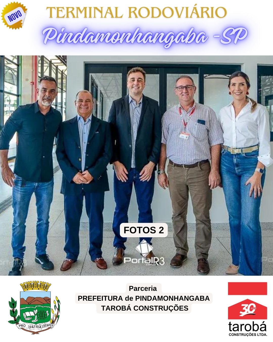 TAROBÁ CONSTRUÇÕES administra o Novo terminal rodoviário em PINDAMONHANGABA - SP TAROBÁ CONSTRUÇÕES administra o Novo terminal rodoviário em PINDAMONHANGABA - SP