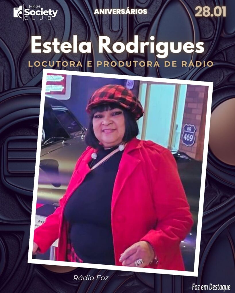 Estela Rodrigues Estrela
Locutora e Produtora de Rádio - Rádio Foz