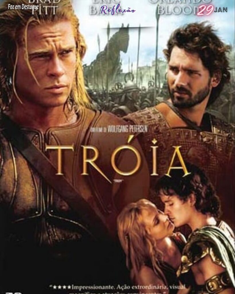 Reflexão 29 Janeiro 2024 - Foz em Destaque - “Você diz que quer morrer por amor mas não sabe nada sobre morrer nem sobre o amor.” (Filme “Tróia” - 2004)