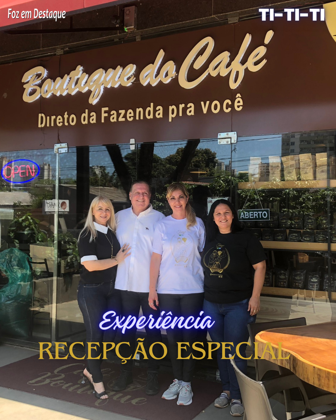Boutique do Café traz experiências diferenciadas boutique do café foz - sr junior e celia tonet