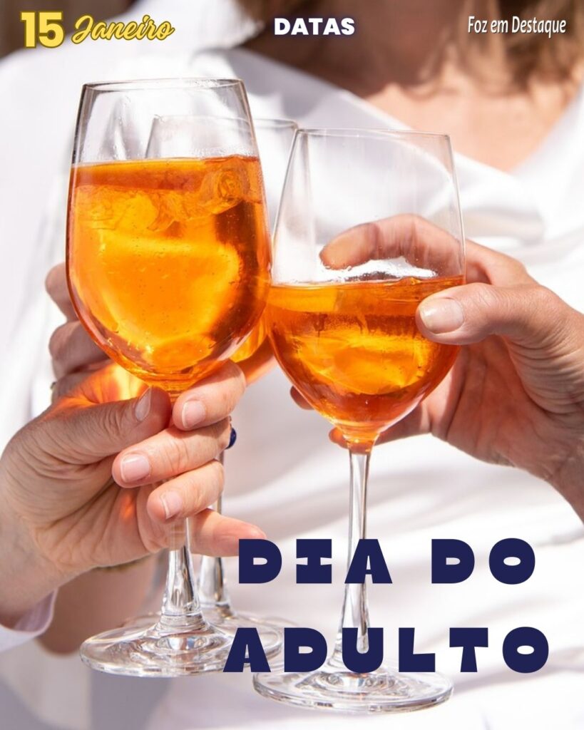 Datas 15 Janeiro 2024 - Dia do Adulto
