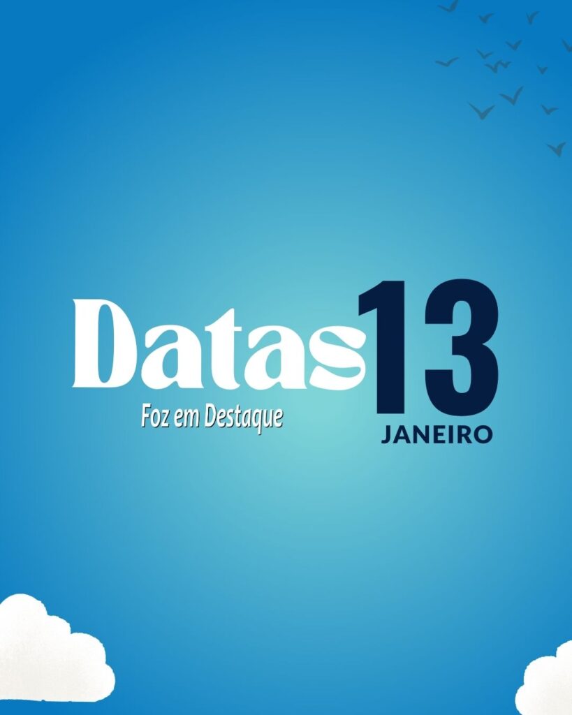 Datas 13 Janeiro 2024