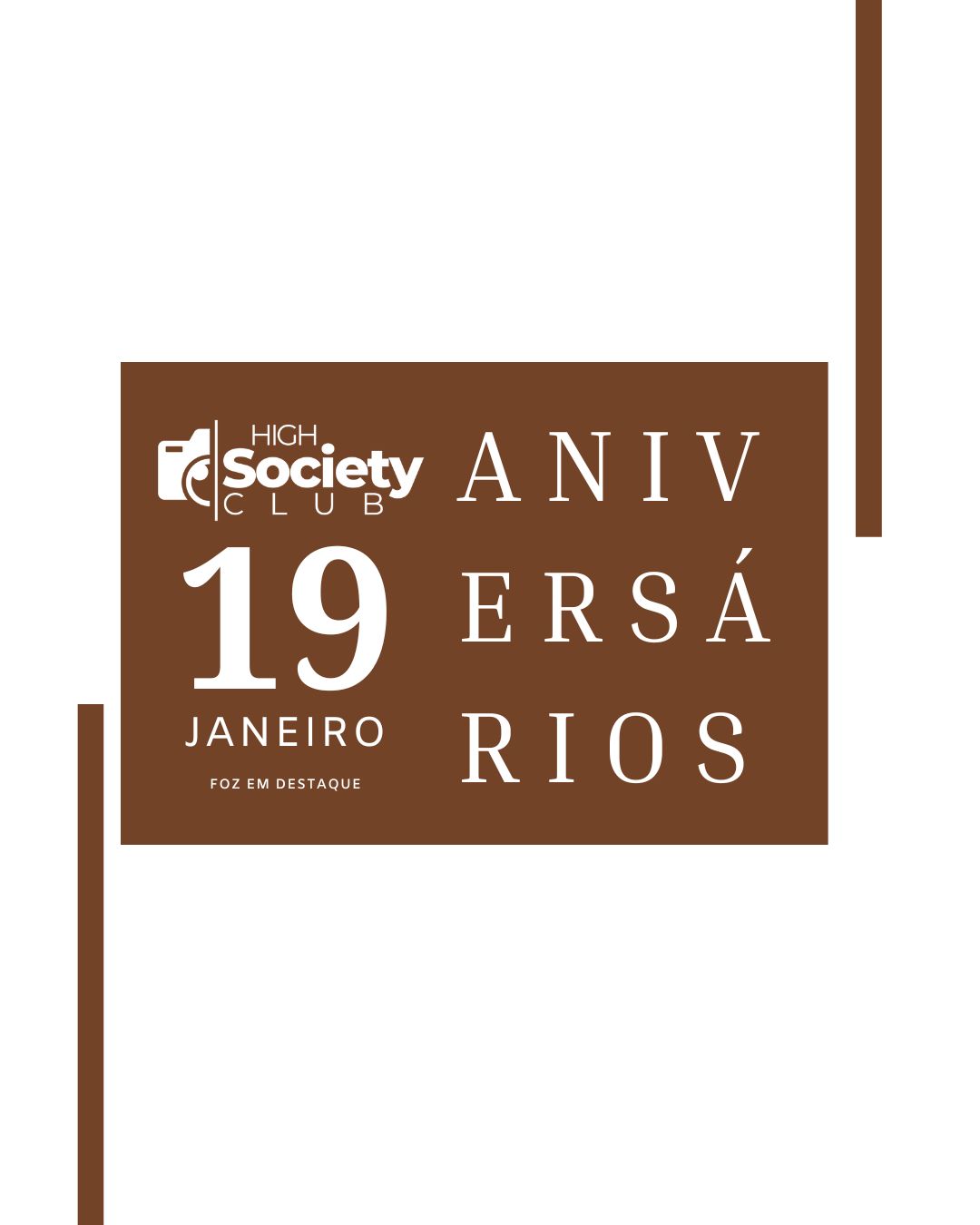 Aniversários 19 Janeiro 2024 Veja quem são os nossos homenageados da Coluna Aniversários. Parabéns a todos os aniversariantes!