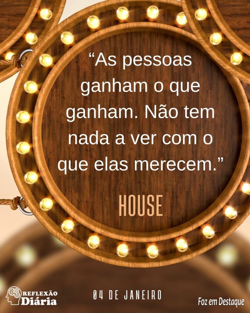 Reflexão 04 Janeiro 2024 Foz em Destaque - house