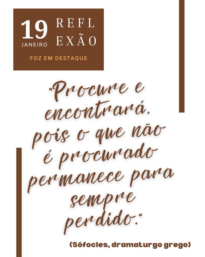 Reflexão 19 Janeiro 2024 