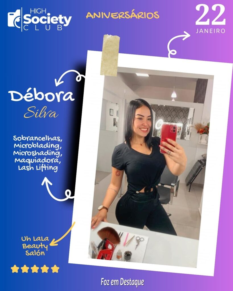Dèbora Silva - Sobrancelhas, Microblading, Microshading, Maquiadora, Lash Lifting
Foz em Destaque