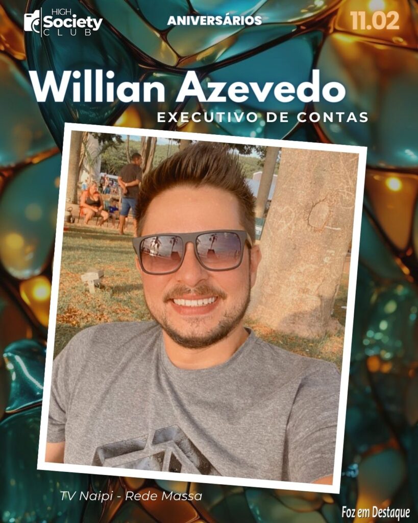 Willian Azevedo
Executivo de Contas - TV Naipi - Rede Massa