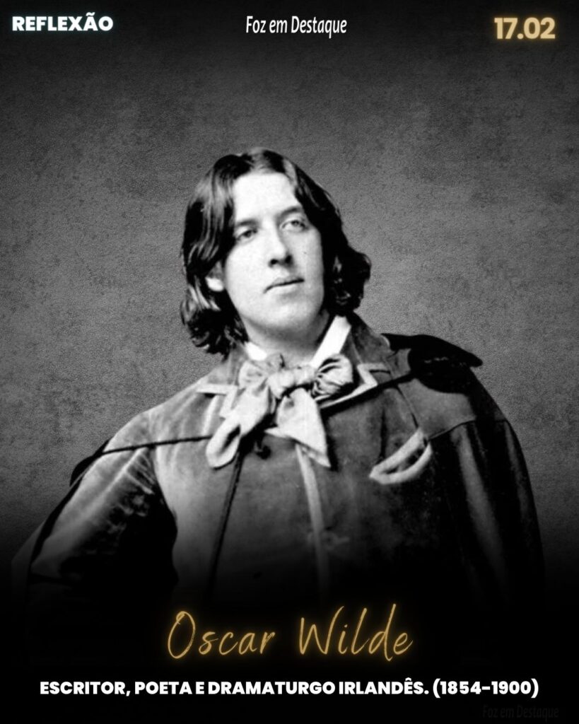 “Se você passar tempo com os animais, corre o risco de se tornar uma pessoa melhor.”
Oscar Wilde, escritor, poeta e dramaturgo irlandês.(1854-1900)
Reflexão 17 de Fevereiro 2024 - Foz em Destaque