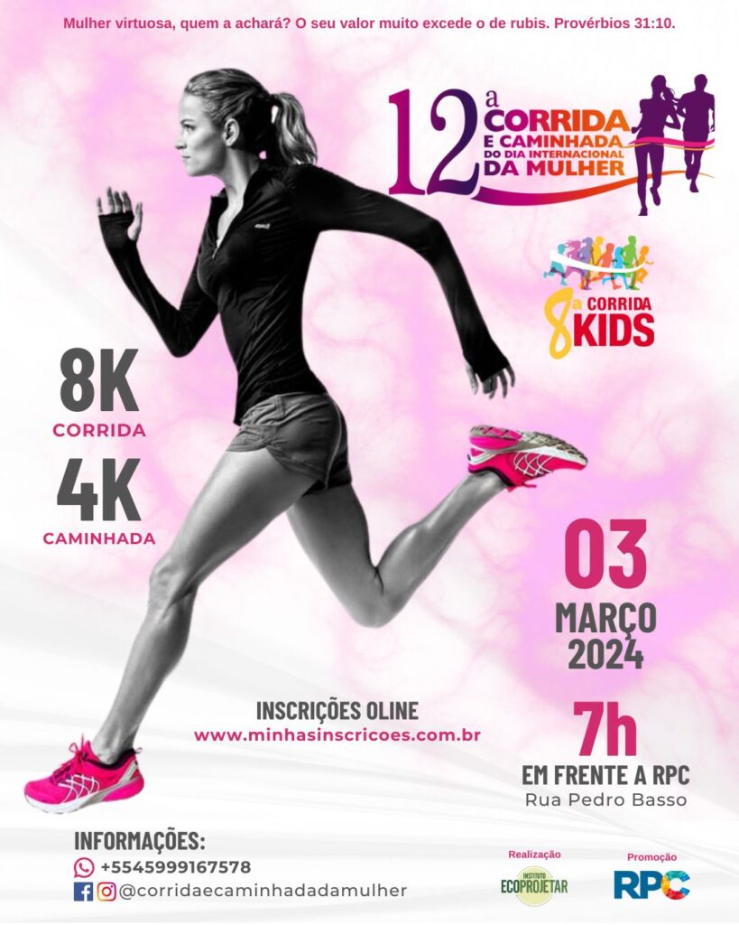 Corrida e Caminhada da Mulher 2024