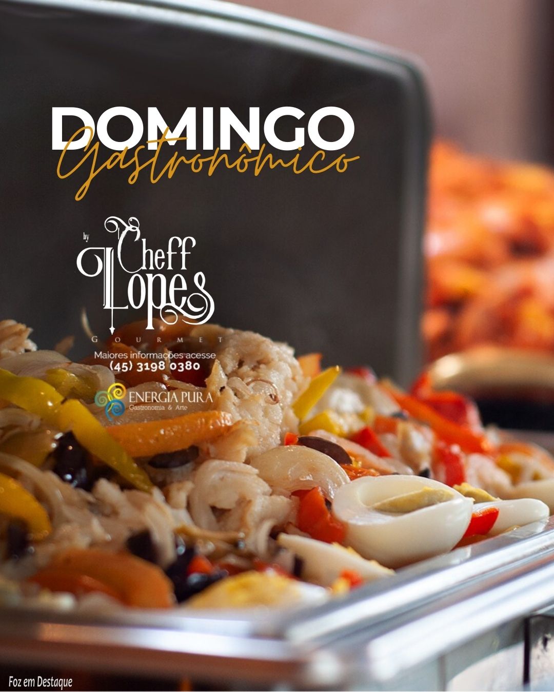 Domingo Gastronômico no Cheff Lopes merchan-cheff