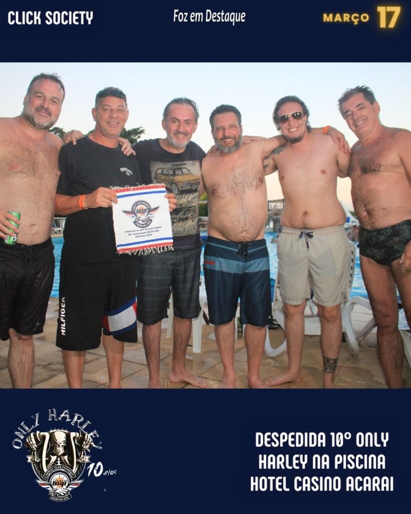 ONLY HARLEY 10 anos - HCP Harley Club Paraguay em Ciudad del Este.