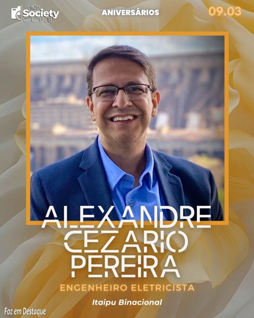 Alexandre Cezario Pereira
Engenheiro Eletricista Itaipu Binacional
