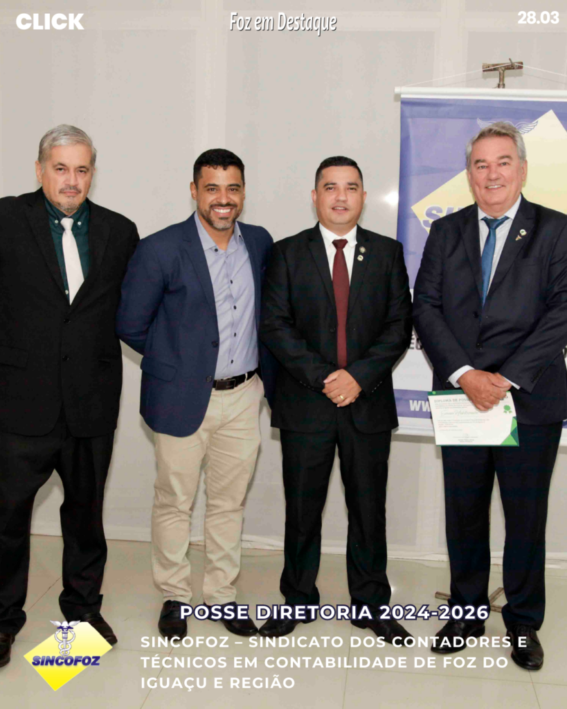 POSSE DIRETORIA SINCOFOZ 20242026 - LEANDRO CORREA - NEY PATRICIO - ROSEMERE HAYASHI