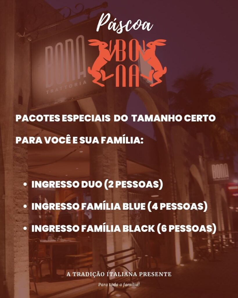 PÁSCOA DO BONA TRATTORIA