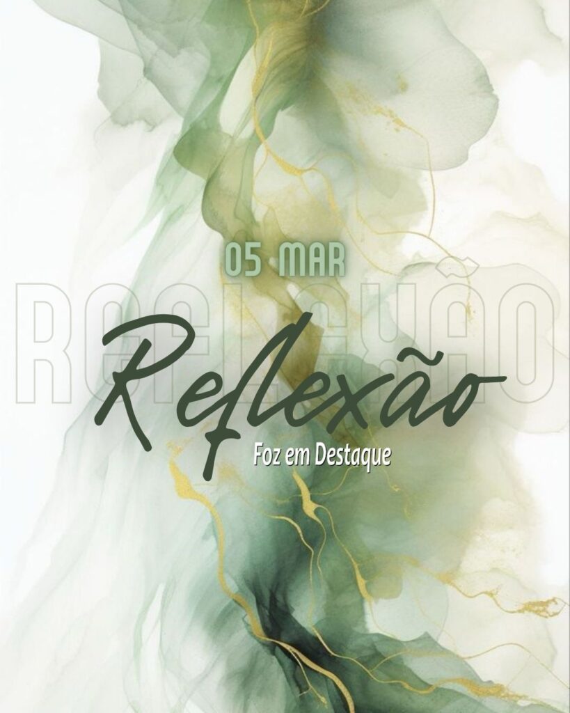 Reflexão 05 de Março 2024 - Pequisa de Foz em Destaque.
"Não há saber mais ou saber menos: há saberes diferentes."
Paulo Freire, educador e filósofo brasileiro. (1921-1997)